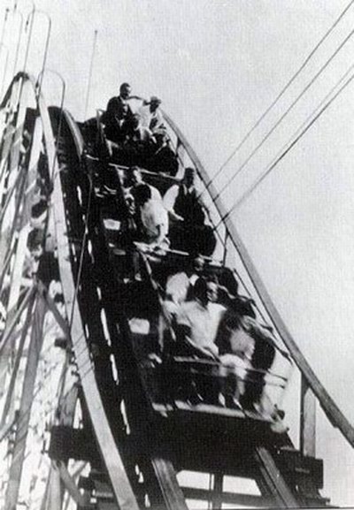 Jefferson Beach - Roller Coaster (newer photo)